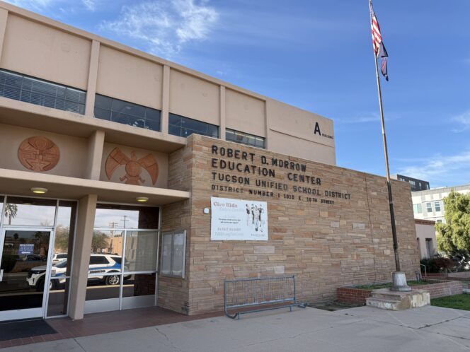 The Robert D. Morrow Education Center, headquarters of the Tucson Unified School District, is pictured on March 4, 2026.
