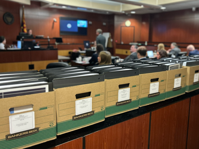 School voucher spending records released to 12News, assembled in a Maricopa County Superior Court courtroom.