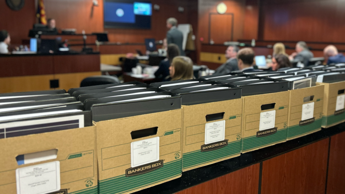School voucher spending records released to 12News, assembled in a Maricopa County Superior Court courtroom.