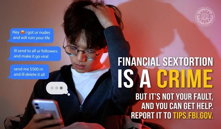 The FBI addresses sextortion risks for teens online.