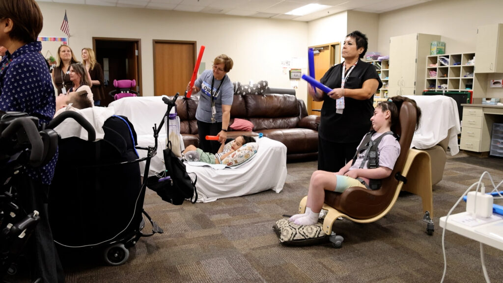 Classroom nurse and support staff